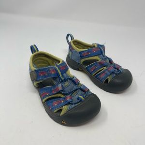 Keen Kids Toddler Car Print Outdoor Hiking Water Shoes Shoes Size 7